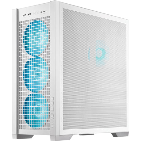 Asus tuf gaming gt302 argb midi tower behuizing (wit | 2x usb-a | 1x usb-c | rgb | tempered glass)