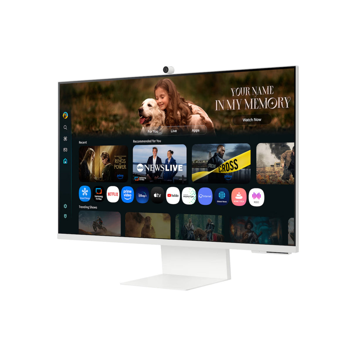 Samsung smart monitor m8 m80f 32 4k uhd (wit, hdmi, usb-c, usb-a, wifi, bt)