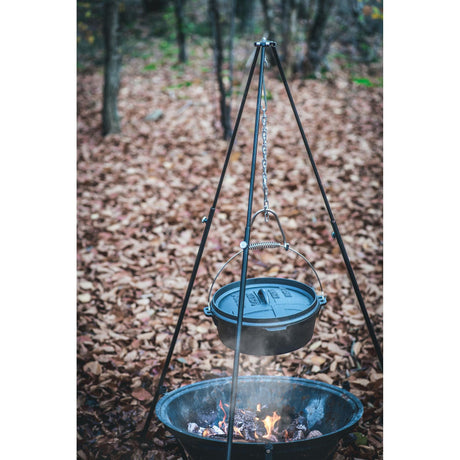 The windmill dutch oven 6 qt zonder pootjes kookpan (zwart, ø 31,5 cm | 5.9 liter)