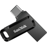 Sandisk ultra dual drive go 128 gb usb-stick (zwart, usb-a 3.2 (5 gbit s), usb-c 3.2 (5 gbit s))