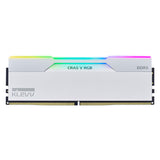 Klevv 32 gb ddr5-6000 (2x 16 gb) kit werkgeheugen (wit, kd5agua80-60a300j, cras v rgb, xmp 3.0, expo)