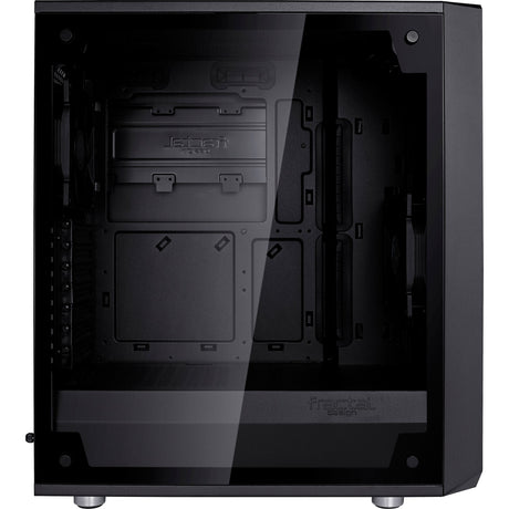 Fractal design meshify c midi tower behuizing (zwart | 2x usb-a | tempered glass)