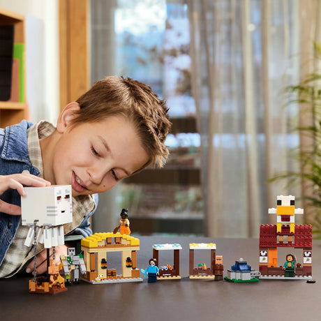 Lego minecraft de ghast-ballon aanval op het dorp - 21273