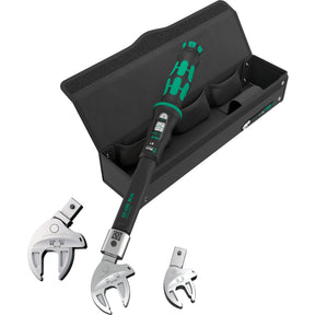 Wera 9530 draaimomentsleutelset voor warmtepompen airco's (zwart groen, 4‑delig)
