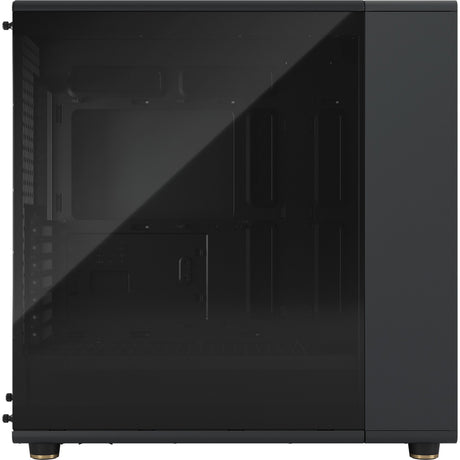 Fractal design north xl midi tower behuizing (zwart houtkleur | 2x usb-a | 1x usb-c | tempered glass)