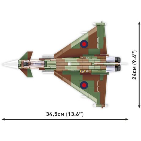 Cobi armed forces - eurofighter typhoon fgr4 gina constructiespeelgoed (schaal 1:48)
