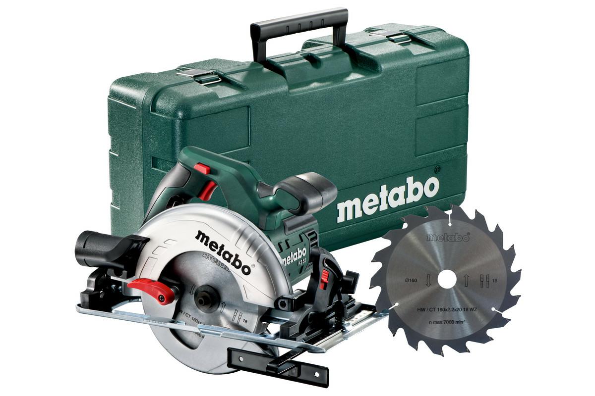 Metabo zaag 1200w ks 55 fs + zaag