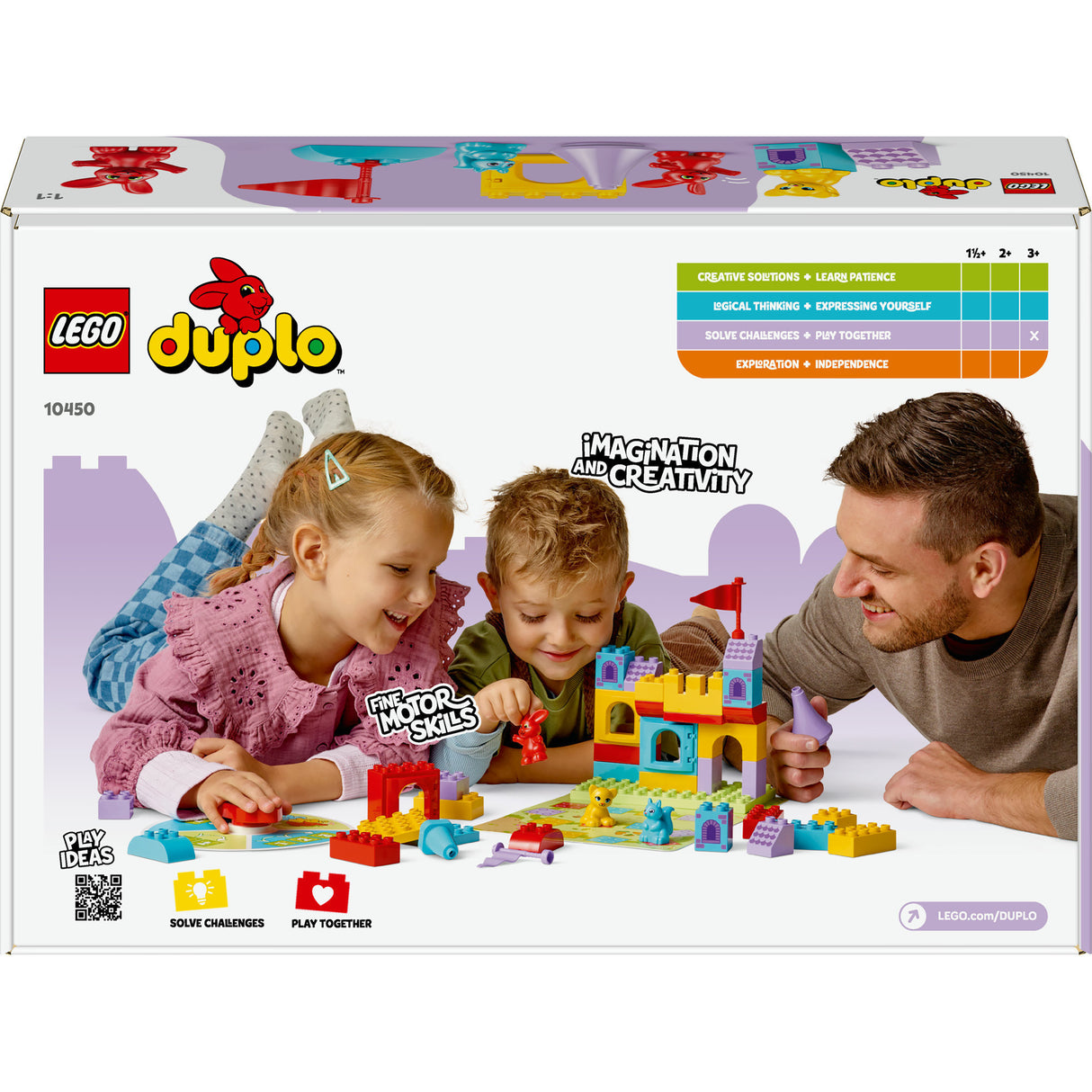 Lego duplo hopsy's kasteelspel educatief speelgoed bordspel - 10450
