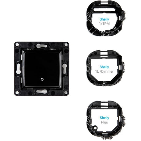 Shelly wall switch 1 knop (zwart)