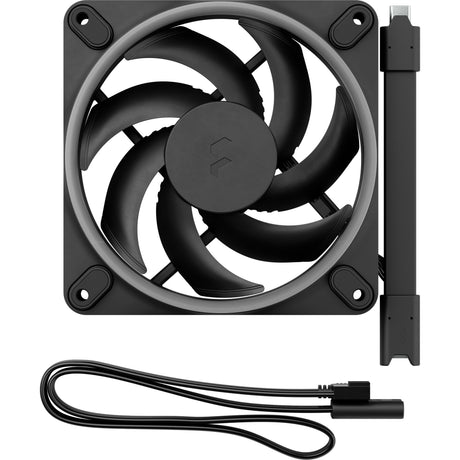 Fractal design momentum 12 rgb case fan (zwart, 120 x 120 x 25 mm, pwm)