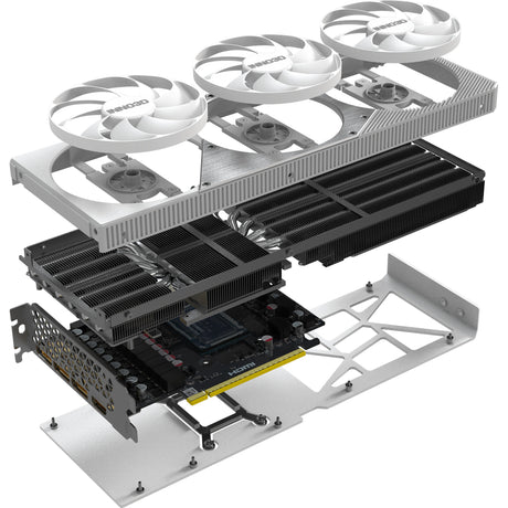 Inno3d geforce rtx 5080 x3 oc white grafische kaart (wit, dlss 4, 3x displayport, 1x hdmi 2.1)