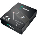 Wera 8767 a torx® hf 1 zyklop bitdoppen set torx dopsleutel (zwart zilver, 4-delig, met vasthoudfunctie, 1 4 -aandrijving)