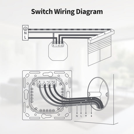 Aqara shutter switch h2 kit schakelaar