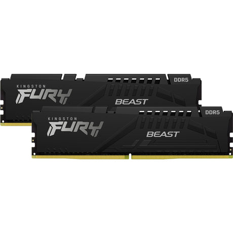 Kingston fury beast 64 gb ddr5-5600 (2x 32 gb) werkgeheugen (zwart, kf556c40bbk2-64, xmp 3.0)