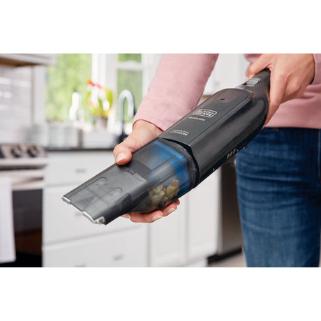 Black+decker hlvc320b11-qw 12v 2.0ah slim handvac kruimeldief handstofzuiger (zwart, incl. laadstation)