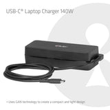 Club 3d usb-c laptop charger 140w, 1 meter (zwart)