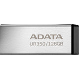 Adata ur350 128 gb usb-stick (nikkel zwart, usb-a 3.2 gen 1 (5 gbit s))