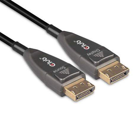 Club 3d actieve optische displayport 1.4 kabel (zwart, 20 meter, 8k)