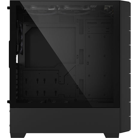 Sharkoon rgb hex midi tower behuizing (zwart | 2x usb-a | 1x usb-c | rgb | tempered glass)