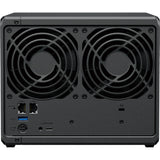 Synology diskstation ds925+ nas (zwart, 2x 2.5gb-lan, 2x usb-a)