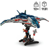 Lego marvel - avengers: age of ultron quinjet constructiespeelgoed (76325)
