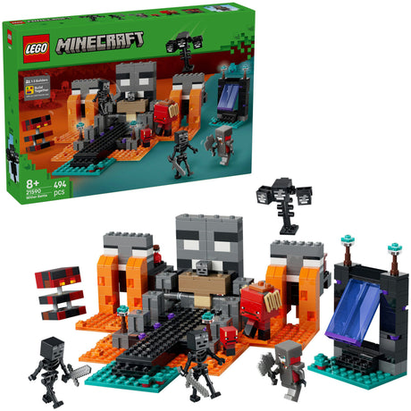 Lego minecraft de wither-strijd videogame speelgoed voor kinderen - 21590