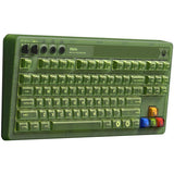 8bitdo retro 87 mechanical keyboard - xbox edition (groen, us lay-out (qwerty), kailh box jellyfish x, 80% (tkl), abs keycaps, bluetooth 5.0, wireless 2.4g, usb)