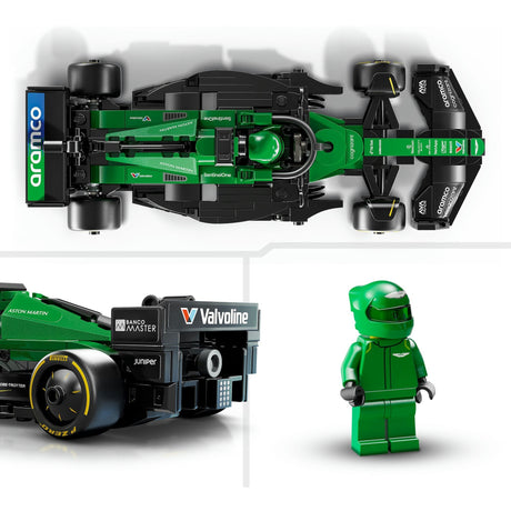 Lego speed champions aston martin aramco f1 amr24 racewagen set - 77245