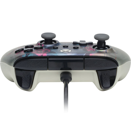 Powera advantage plus bedrade controller voor xbox series x|s - bloom gloom (zilver, xbox series x|s, xbox one, pc)