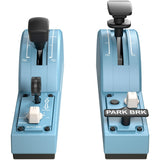 Thrustmaster tca quadrant add-on airbus edition gaming gasregelaar (blauwgrijs zwart, pc)