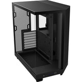 Nzxt h6 flow rgb midi tower behuizing (zwart | 2x usb-a | 1x usb-c | rgb | tempered glass)