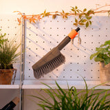 Gardena cleansystem handborstel m soft, met slangaansluiting wasborstel (grijs, 18841-20)