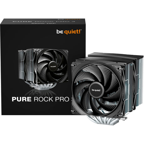 Be quiet! pure rock pro 3 cpu-koeler (zwart zilver)