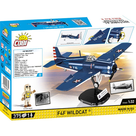 Cobi historical collection - f4f wildcat - northrop grumman constructiespeelgoed (schaal 1:32)