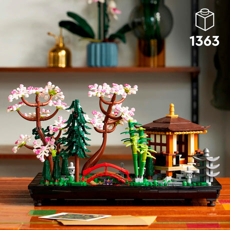Lego icons rustgevende tuin botanisch mindfulness bouwpakket voor volwassenen - 10315