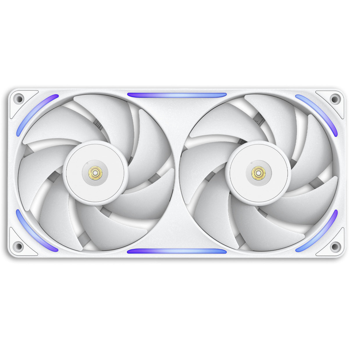 Nzxt performance fan f280x rgb case fans (wit, 2 stuks, 280 x 140 x 30 mm, pwm)