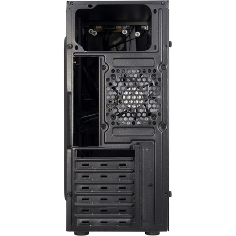 Inter-tech b-02 rgb midi tower behuizing (zwart | 3x usb-a | rgb | window)