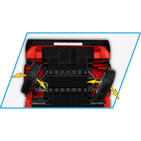 Cobi volkswagen golf (1974-1983) constructiespeelgoed (schaal 1:12)