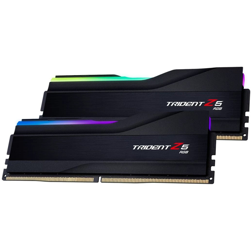 G.skill 32 gb ddr5-7600 (2x 16 gb) kit werkgeheugen (zwart, f5-7600j3646g16gx2-tz5rk, trident z5 rgb, xmp)
