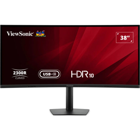 Viewsonic va3820c uwqhd+ 21:9 curved monitor met usb-c hub 38 ultrawide (zwart, 1x displayport, 2x hdmi, 1x usb-c)
