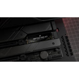 Corsair mp700 pro xt 1 tb ssd (zwart, pcie gen5 x4 nvme 2.0, m.2 2280, 3d tlc nand)