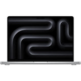 Apple macbook pro 2023 14 (mr7j3n a) refurbished laptop (zilver | m3 8 core | 10‑core gpu | 8gb ram | 512 gb ssd)