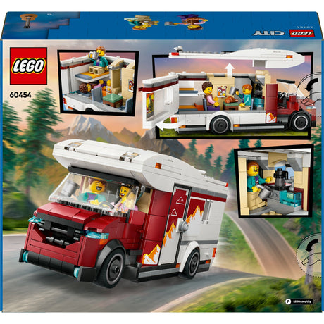 Lego city avontuurlijke camper voertuig speelgoed voor kinderen vanaf 6 jaar 60454