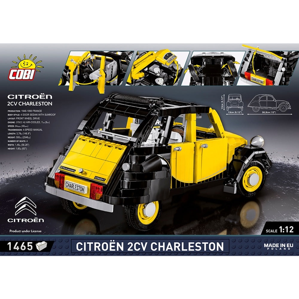 Cobi citroen 2cv charleston constructiespeelgoed (schaal 1:12)