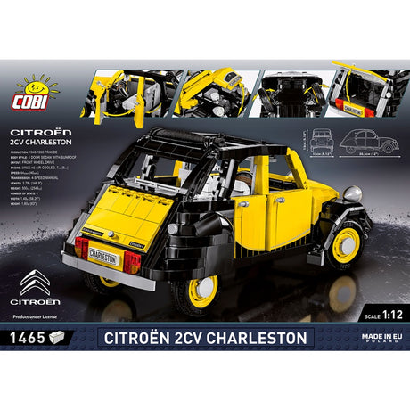 Cobi citroen 2cv charleston constructiespeelgoed (schaal 1:12)