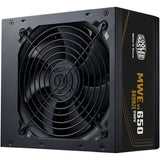 Cooler master mwe 650 bronze v3 650 watt voeding (zwart, 4x pcie)