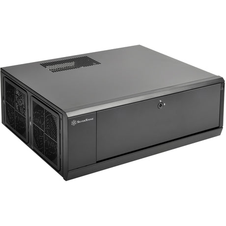 Silverstone sst-gd10b htpc behuizing (zwart | 2x usb-a)