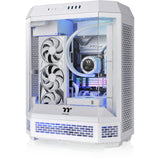 Thermaltake the tower 600 - snow midi tower behuizing (wit | 4x usb-a | 1x usb-c | tempered glass)