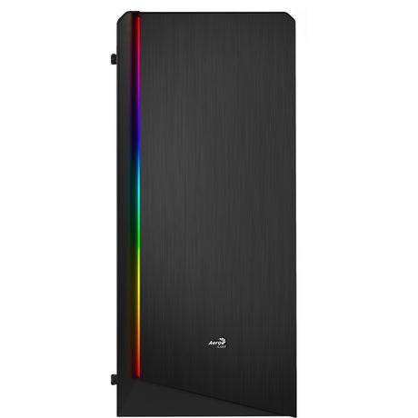 Aerocool rift midi tower behuizing (zwart | 3x usb-a | rgb | window)