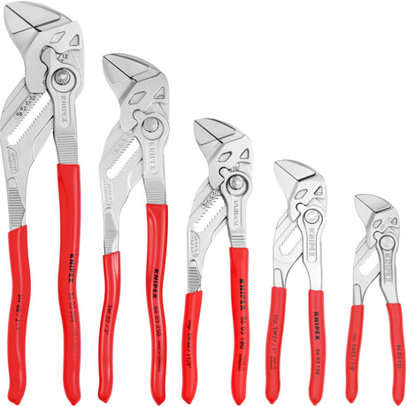 Knipex 001955s4 5-delige sleuteltangenset in roltas